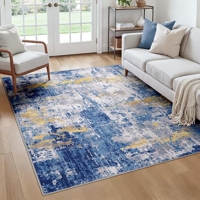 RELEANY Washable Square 6'x6' Area Rug by RELEANY