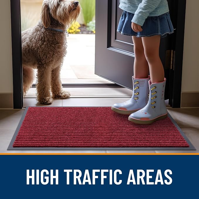 OLANLY Front Door Mat 59x23, Waterproof Heavy-Duty Indoor Outdoor Doormat | - Image 7