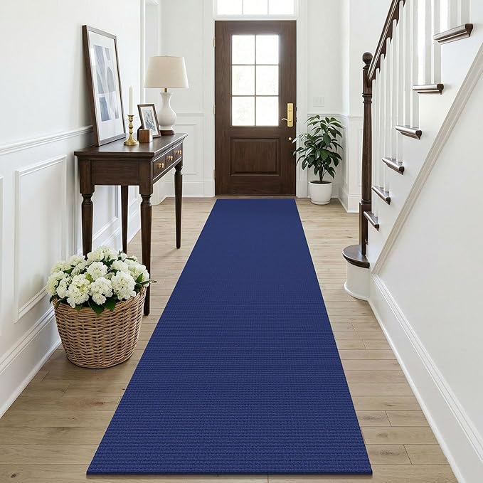 KOZYFLY Cotton Runners Rugs for Hallway 2.5'x10', Washable Runner Rug, Woven by KOZYFLY