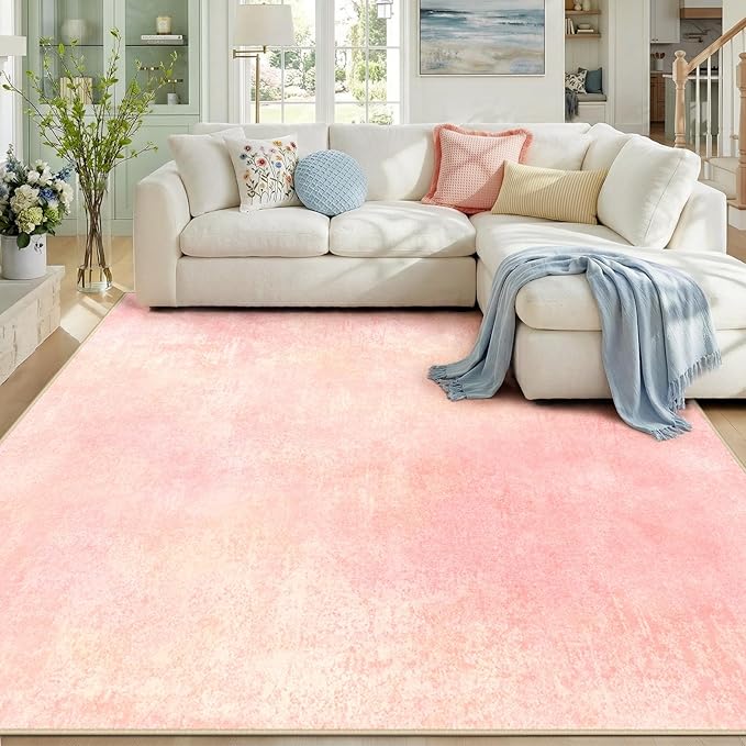 RELEANY Washable 8'x10' Abstract Area Rug by RELEANY