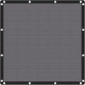 VICLLAX 90% Shade Fabric Sun Shade Cloth with Reinforced Grommets, Outdoor Sun Screen Fabric for Outdoor Patio Garden Pergola Cover Canopy 6x6 FT, Dark Grey