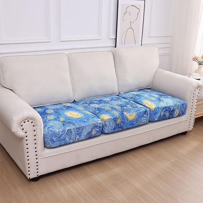 Printed Couch Cushion Covers, Sofa Covers Washable - Image 5