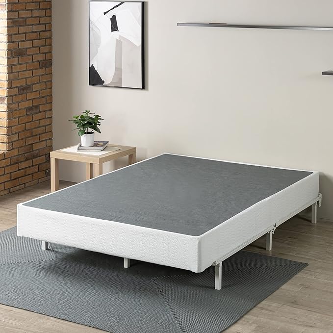 ZINUS 9 Inch King Metal Smart Box Spring with Quick Assembly, Mattress Foundation, Strong Metal Frame, Easy Assembly