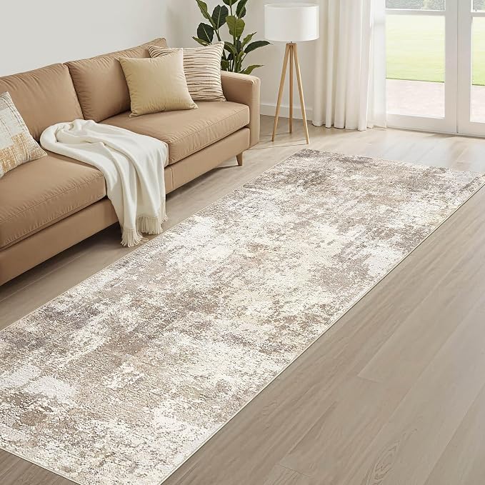 LOONGRUG Runner Rug 3x10 Washable Non-Slip Kitchen Neutral Modern Rug | - Image 8