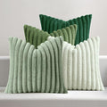 MIULEE Faux Fur Plush Decorative Throw Pillow Covers 20x20, Soft Modern Cozy by MIULEE