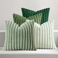 MIULEE Faux Fur Plush Decorative Throw Pillow Covers 18x18, Soft Modern Cozy by MIULEE