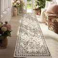 Yamaziot 2x8 Washable Hallway Runner Rug Non Slip Floral Carpet, Stain Resistant by Yamaziot