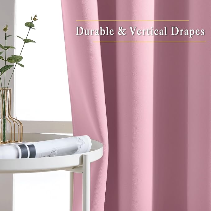 NICETOWN Bedroom Room Darkening Curtains - Image 5