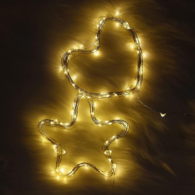 Karlling USB Plug in LED Fairy Lights,5 Packs of 100 LED Bulbs 33 Ft Silver Wire Waterproof Starry String Lights for Bedroom Patio Garden Party Wedding Commercial Lighting (Warm White)