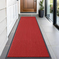 OLANLY Front Door Mat 59x20, Waterproof Heavy-Duty Indoor Outdoor Doormat | Red by OLANLY
