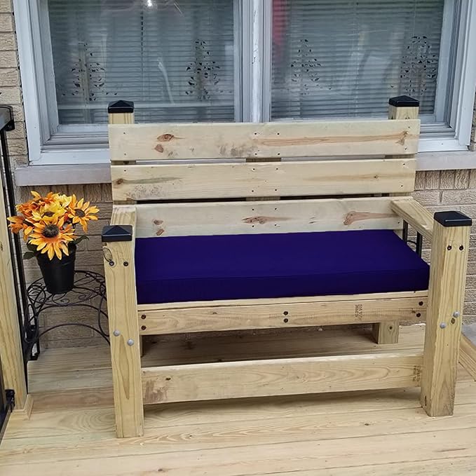 Patio Bench/Swing Cushion Cover, Patio Cushion Seat Slicovers - Image 5