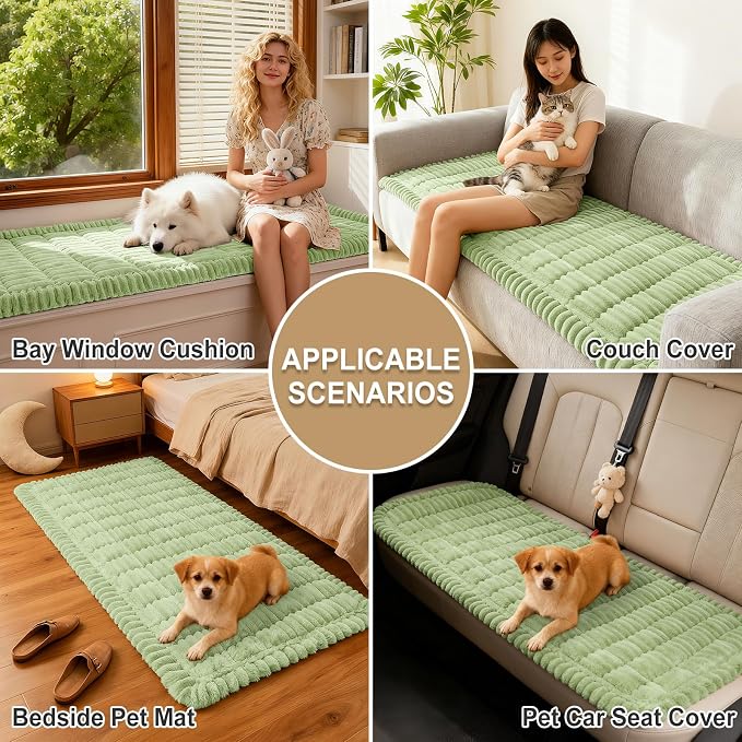Couch Cover for Dogs, Washable Non Slip Plush Flannel Sofa Protector | Thick - Image 4