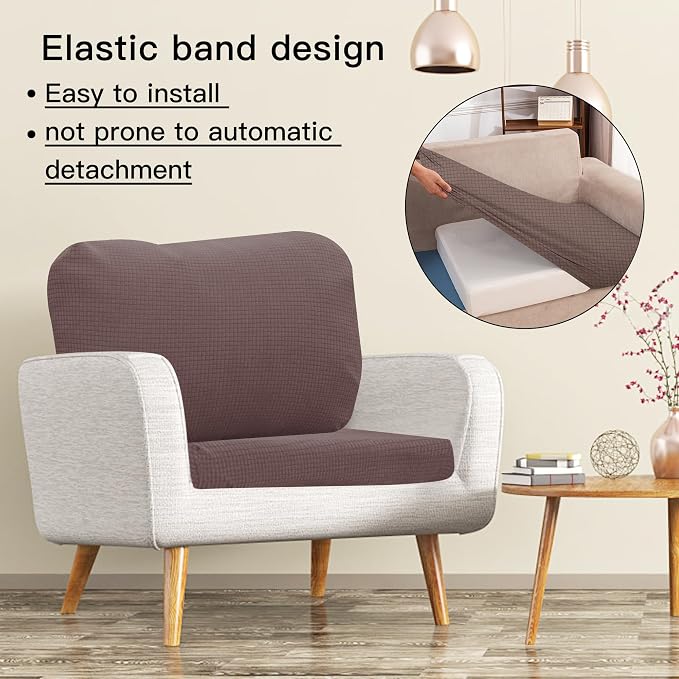 12PCS Patio Cushion Covers, Patio Furniture Couch Seat Slipcovers | Washable - Image 5