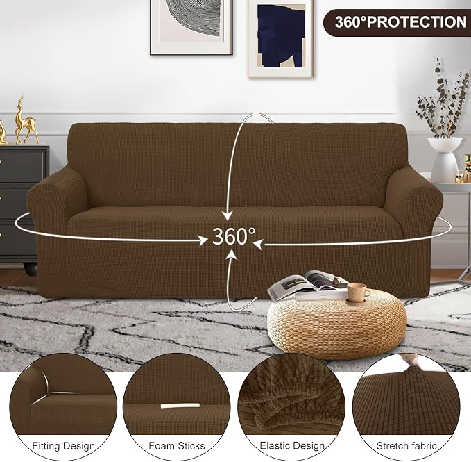 U-NICE HOME Stretch Couch Cover Slipcover - Image 3