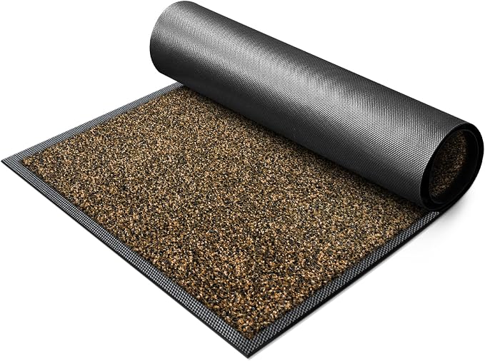 Super Absorbent Front Door Mat, Non-Slip Washable Indoor Doormats, Low Profile by Mibao