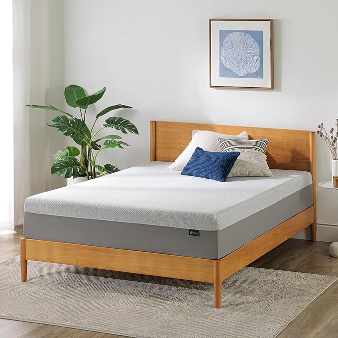 ZINUS 10 Inch Ultima Memory Foam Mattress [New Version], King, Fiberglass Free, Medium Firm Feel, Breathable Airflow Memory Foam, Certified Safe Foams & Fabric, Mattress in A Box