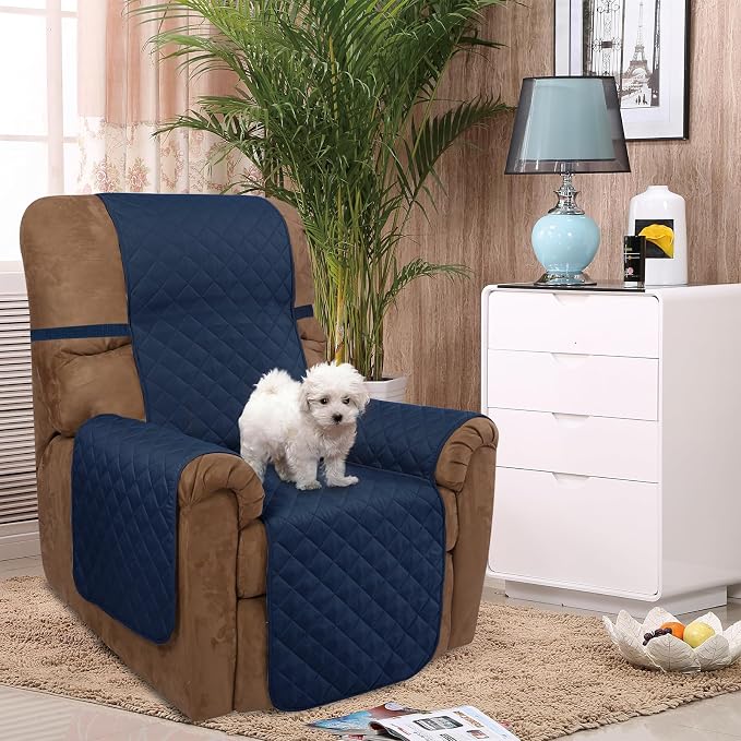 U-NICE HOME Reversible 23''Recliner Small Chair Cover, Pet Friendly, Elastic - Image 2