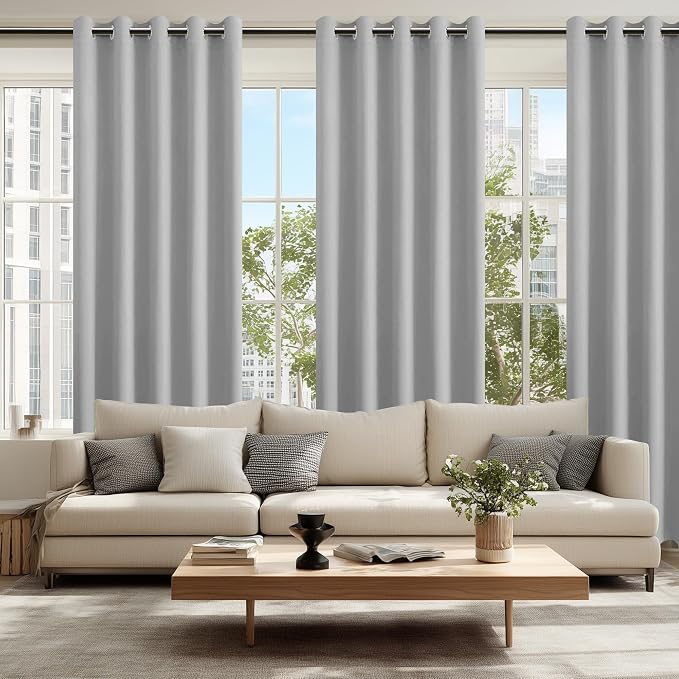Blackout Curtains for Bedroom, 60 x 84 Inch, 2 Panels | Thermal Insulated & - Image 6