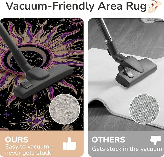 Vacuum-Friendly, 2x3 Washable Area Rug - Image 4