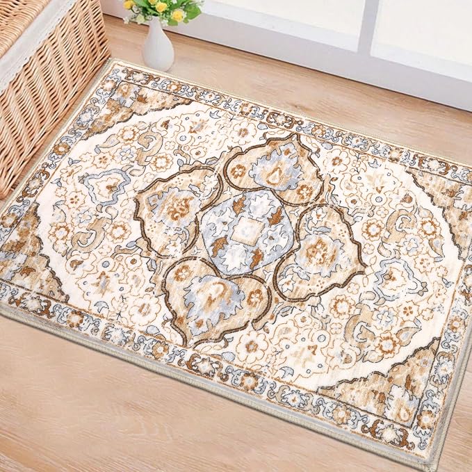 HEBE Indoor Door Mat 2'x3', Washable Welcome Mat - Image 6