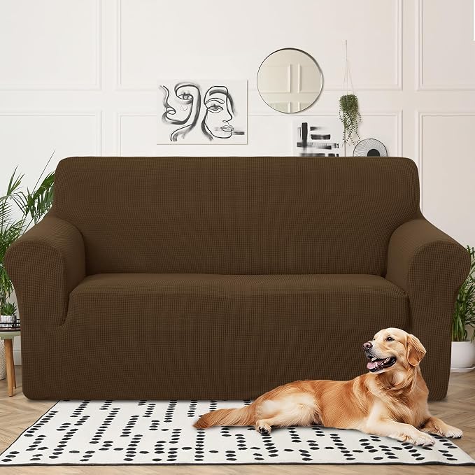 U-NICE HOME Oversized Stretch Loveseat Couch Cover, 1-Piece Sofa cover - Image 2