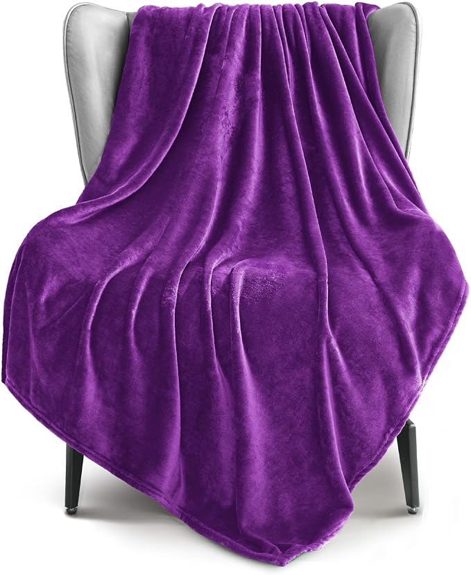 Exclusivo Mezcla Soft Large Fleece Throw Blanket by ExclusivoMezcla