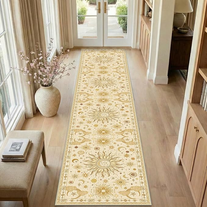 Vacuum-Friendly, 2x10 Washable Area Rug - Image 2