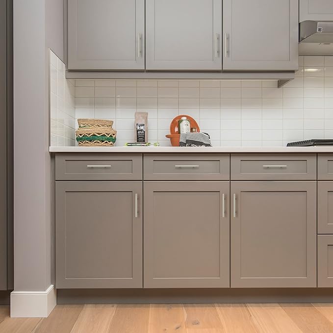 Ravinte 32 Pack 6 inch Cabinet Pulls Brushed Nickel Stainless Steel Kitchen Cupboard Handles Cabinet Handles, 3.5 inch Hole Center