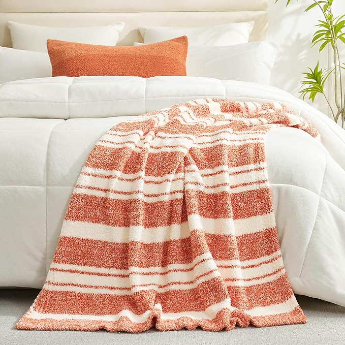 Snuggle Sac Orange Fall Throw Blanket - Image 4