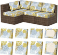 8Pcs Outdoor Cushion Covers, Stretch Patio Furniture Couch Chair Slipcovers | by VORSHAPE