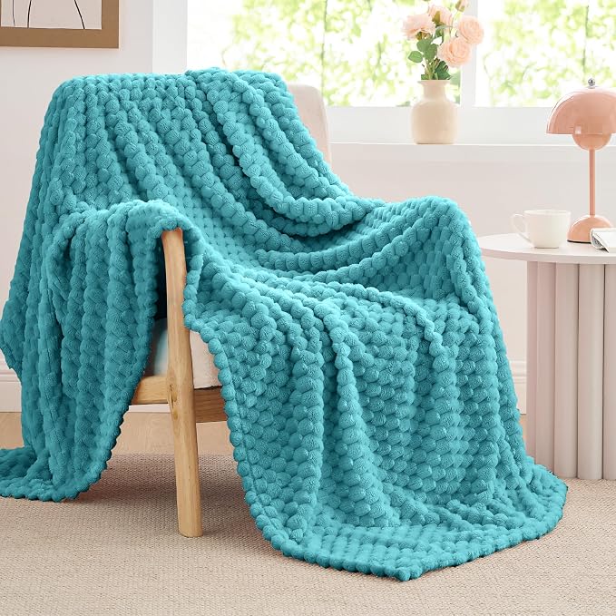 BEDELITE Teal Large Throw Blanket - Image 9