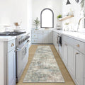 2'6''x8' Runner Rugs Washable Rug: Modern Abstract Multi Color Carpet | by GENTDRIZZ