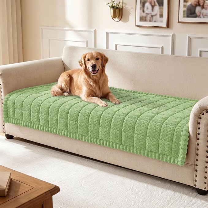 Smiry Couch Cover for Dogs, Non Slip Fuzzy Pet Sofa Covers Washable | Sofa by Smiry