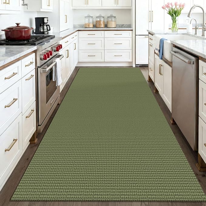 KOZYFLY Washable 4x6 Entry Woven Area Rug, Braided Throw Rugs - Image 3