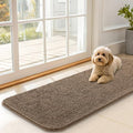 OLANLY Dog Door Mat for Muddy Paws 47x17, Super Absorbent Chenille Mud Mat | Tan by OLANLY