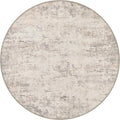 Round Area Rug Living Room: 5 ft Modern Washable Indoor Carpet | by FXRHLP