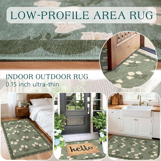 Floral Outdoor Rug - Image 5