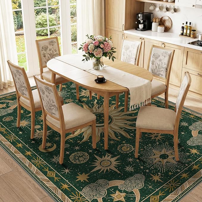 Vacuum-Friendly, 6x9 Washable Area Rug - Image 4