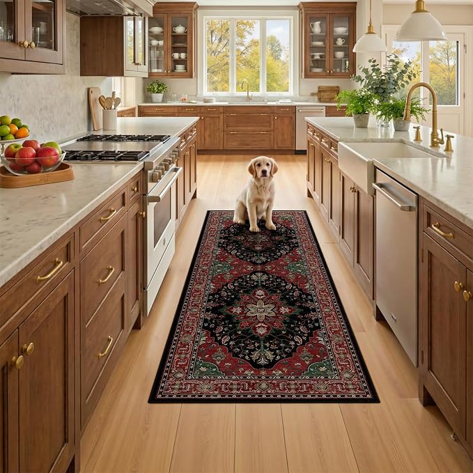 RELEANY Washable Area Rug, Runner 2'x5', Water Repellent, Pet Friendly - Image 2