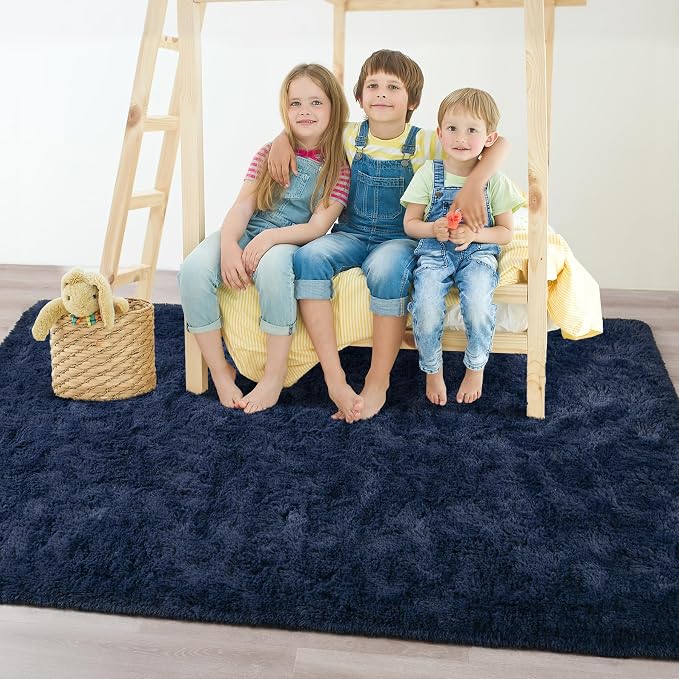 Chicrug Soft Area Rug for Bedroom Living Room Plush Fluffy Rug 4x6 | Shag Furry - Image 3