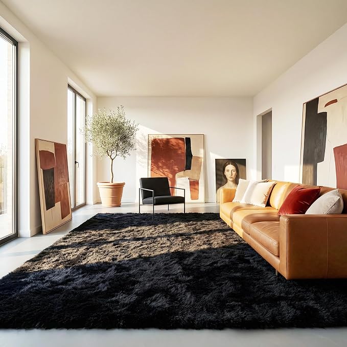 6x9 Ft Fluffy Bedroom Rugs, Fuzzy Shaggy Carpet, Indoor Plush Nursery Rugs - Image 9