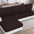 H.VERSAILTEX Sectional Couch Covers 1 Piece Chaise Slipcover L Shape Separate by HVERSAILTEX