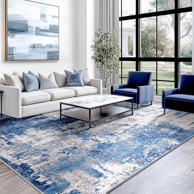 RELEANY Washable Square 8'x8' Area Rug - Image 8