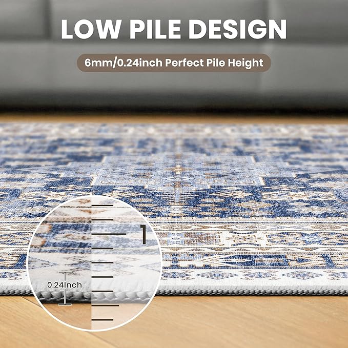 9ft Round Rug, Large Circle Rug - Image 7