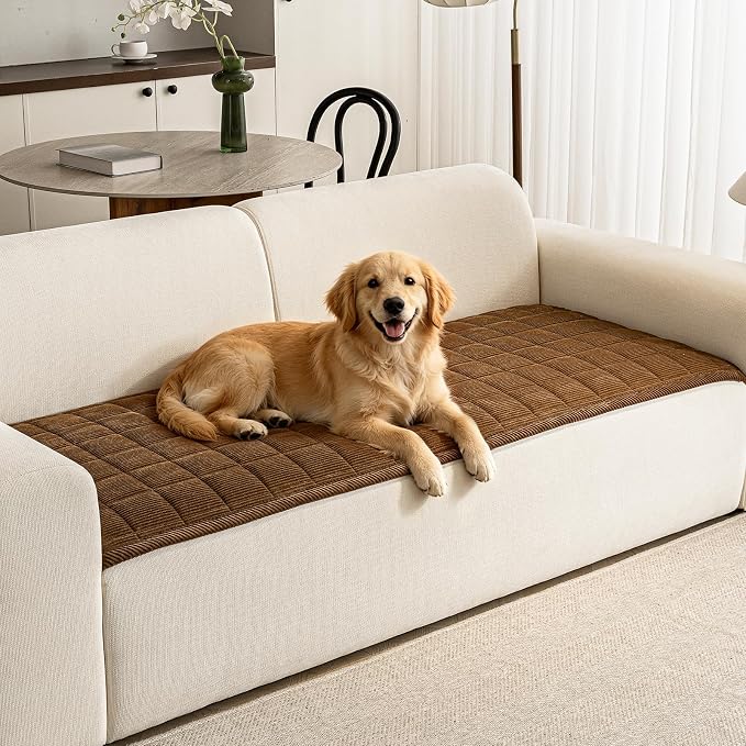 Couch Covers for Dogs Washable, Non Slip Couch Covers for Loveseat Sofa Pet by PJLZJFBY