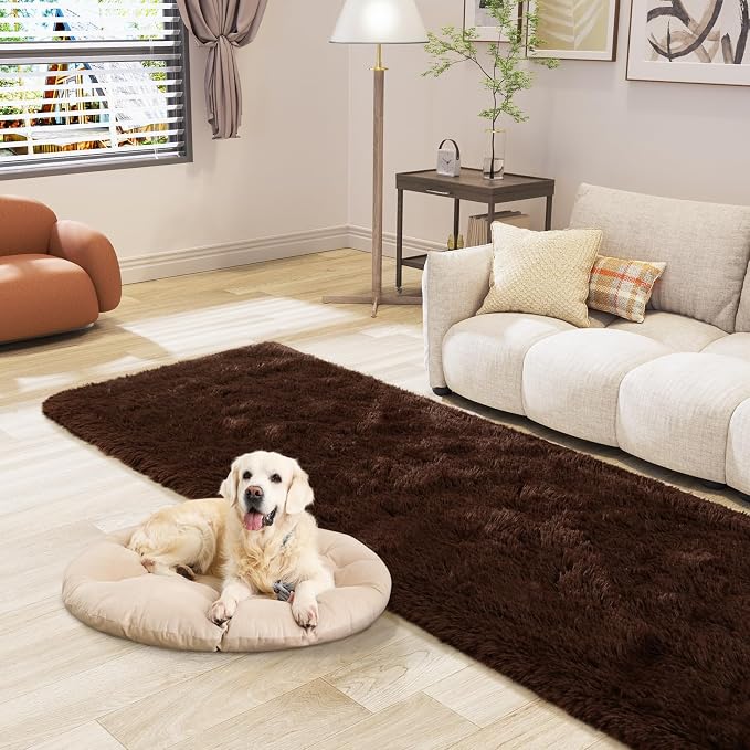 LOCHAS 2x8 Runner Rugs for Hallway, Fluffy Area Rugs for Bedroom - Image 4