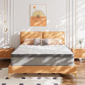 Queen Size Mattress,14 Inch Gel Memory Foam and Innerspring Hybrid Mattress in a Box with Individual Pocket Spring for Motion Isolation & Silent Sleep,CertiPUR-US,100 Nights Trial
