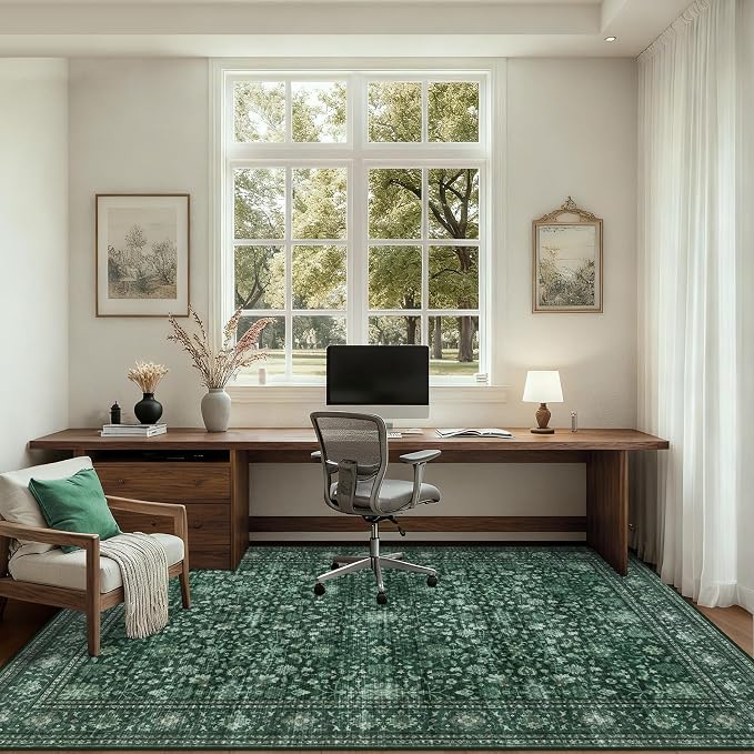 5x7 Area Rugs Living Room: Washable Rug - Image 6