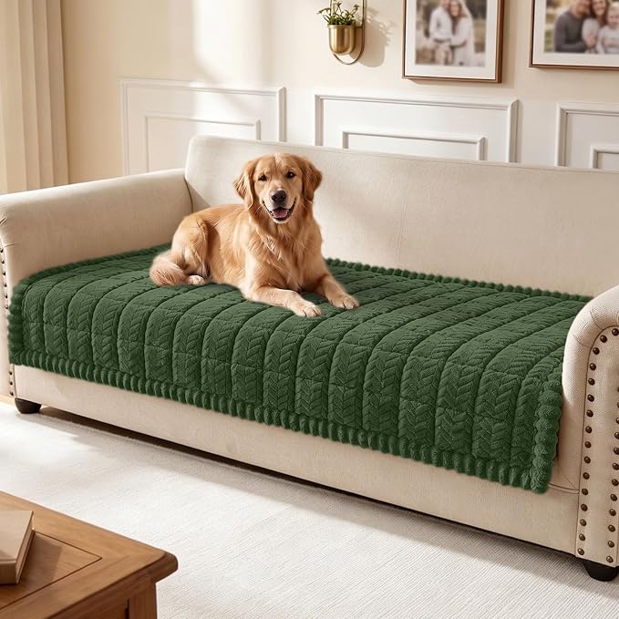 Smiry Couch Cover for Dogs, Non Slip Fuzzy Pet Sofa Covers Washable | Sofa by Smiry
