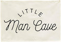 Nursery Rectangular Canvas Banner-Boho Flag Poster Wall Sign for Boys Kids Teen,Baby Room Above Crib Bedroom Home Playroom Dorm Wall Decor-Baby Shower Birthday Christmas-Little Man Cave